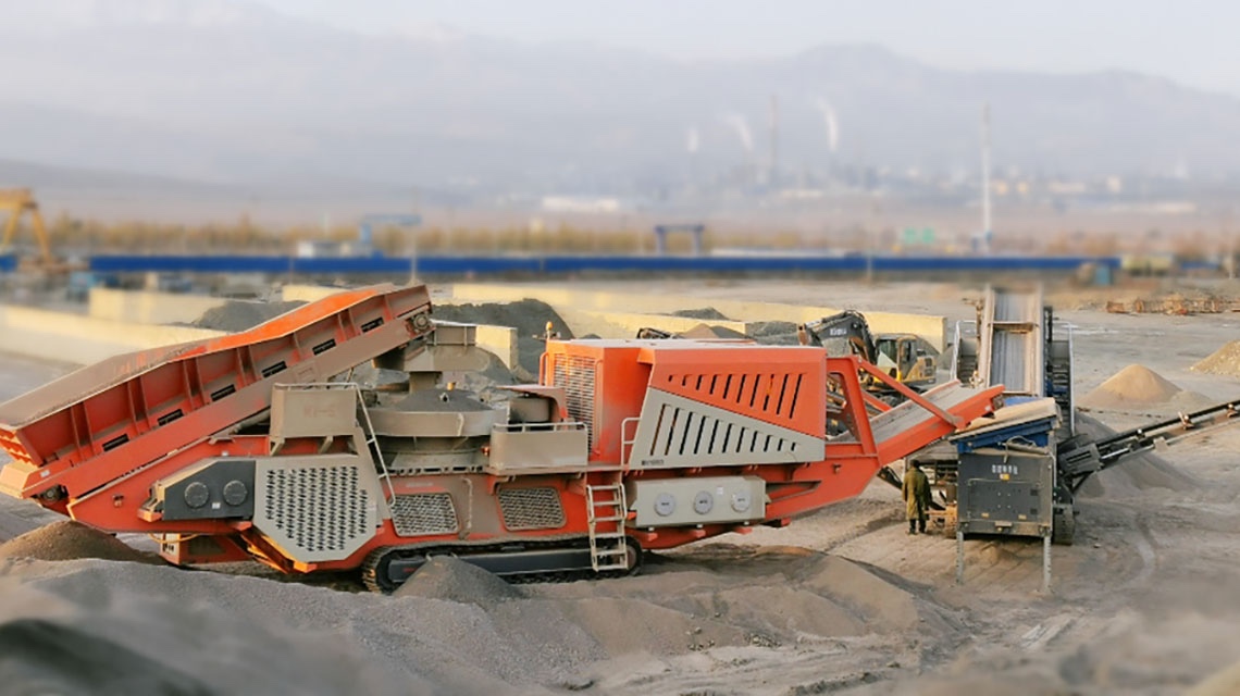 廣西桂林建筑垃圾移動破碎站用戶案例